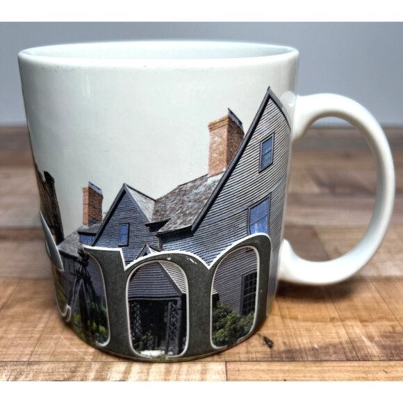 Salem Landmark Mug With Historic Sites Graphics By Americaware - Picture 3 of 6